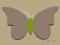 Motylki ścienne 3D ręcznie malowane- 33cm