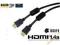 Kabel HDMI v1.4 FullHD 1080p 3D 19PIN 5.0m Gold