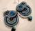 Kolczyki soutache,sutasz