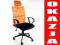 FOTEL KRZESŁO SIATKA CZARNY POMARAŃCZ BIURO E9+KG