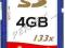 SZYBKA 4GB SD,nie SDHC! Pretec Cheetah 20MB/s x133