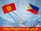 Flaga Filipin 17x10cm - flagi Filipiny Filipińska