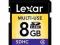 Lexar 8GB Multi-Use SDHC class 4