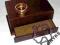 EKSKLUZYWNA duża drewniana szkatułka na biżuterię