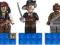 LEGO Piraci z Karaibów Sparrow, Barbossa, Zombie