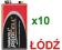 10x BATERIA DURACELL PROCELL 9V BLISTER/2016 6LR61