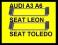 RAMKA RADIOWA AUDI A3 A6 / SEAT LEON / SEAT TOLEDO