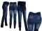 DENIM JEANS* CIEMNY GRANAT RURKI** S-XXL tu L/40