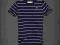 Abercrombie T-shirt Rollins Pond roz L navy strip