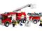 klocki LEGO 7239 Wóz Strażacki + Ponton Straż WAWA