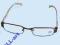 panterka OKULARY  KOREKCYJNE + 3.0  złota  3002