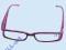 MODNE OKULARY  KOREKCYJNE OKULARY +1,5 czarno-różo
