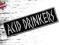 [hurra] ACID DRINKERS - Logo - (Naszywka)