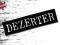 [hurra] DEZERTER - Logo - (Naszywka) underground..