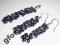 MIYUKI BEADS kolczyki+zawieszka długie benzynka