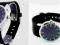 Zegarek JELLY BLACK efektowny czarny INOX