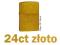 24k złota Zippo 207 Street GOLD *unikat*