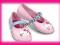 CROCS! Hello Kitty Flat Bubblegum / Sky Blue 28