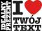 I LOVE NY koszulka TWÓJ NADRUK wys 24h WALENTYNKI