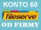 FILESERVE 60 DNI + 350 DNI GRATIS KONKURS AUTOMAT