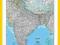 Indie NATIONAL GEOGRAPHIC mapa ścienna 61x76cm