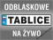 TABLICE - PROJEKTUJESZ NA ŻYWO - blacha + odblask