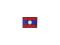 Naszywka Laos - Flaga Laosu