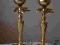 Stare mosiężne świeczniki, świecznik bcm