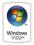 Naklejka Windows VISTA Label, Naklejki Tanio Nowe