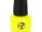 W7 LAKIER NEON FLUORESCENT YELLOW - HIT