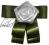 Broszka krawatka satyna zieleń dodatek koszuli