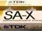 TDK SA-X  - nowa, folia  1988r
