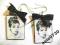 Audrey Hepburn KOLCZYKI decoupage retro KOKARDKA