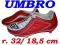 ORYGINALNE KORKI UMBRO r.32/18,5 IDEALNE WARTO!!!