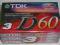 TDK D-60 High Output 2001-2003 3 x pack