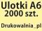 Ulotki A6 - 2000 szt - Dwustronne !!!