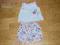 Mothercare komplet spodenki bluzka 68 6-9 m lato