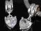 KORALIK MODUŁOWY SREBRO 925 CYRKONIA CHARMS
