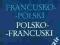 Mały słownik francusko-polski pol-francuski PWN