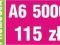 ULOTKI A6 5000 szt kreda 135g w 2 dni PROMOCJA