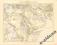 EGIPT ARABIA. Stylowa mapa z 1902 r. Oryginał