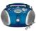 GRUNDIG RCD 1420 CD radio odtwarzacz niebieski mp3