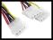 AE2 REDUKCJA 1xMOLEX M / 2x MOLEX F 4PIN 20cm F-VT