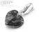 CHARMS SWAROVSKI SERDUSZKO ZAWIESZKA SILVER NIGHT