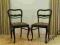 Krzesła dębowe, gięte nogi, rocznik 1938