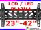UCHWYT UCHYLNY TV LCD LED 23-42