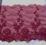 Siateczka elastyczna bordo hafty 17cm 7metrów