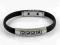 ORYGINALNA  BRANSOLETKA  ~~ STAL + KAUCZUK