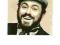 Pocztówka - Luciano Pavarotti - portret tenora