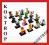 LEGO MINIFIGURES MINIFIGURKI 8805 KOMPLET 16 SZTUK